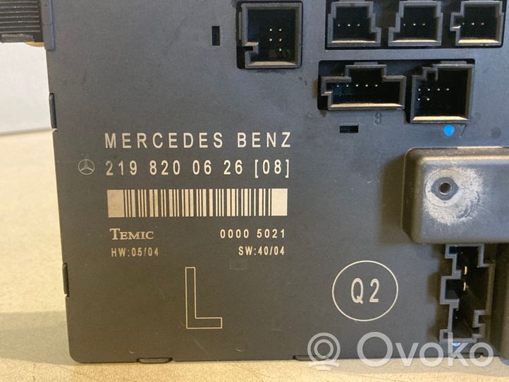 Mercedes-Benz CLS C219 Durų elektronikos valdymo blokas 2198200626