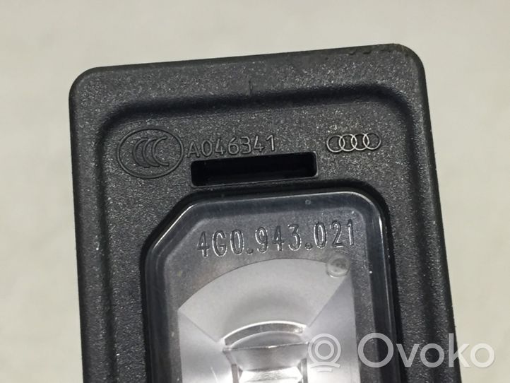 Audi A6 C7 Lampa oświetlenia tylnej tablicy rejestracyjnej 4G0943021