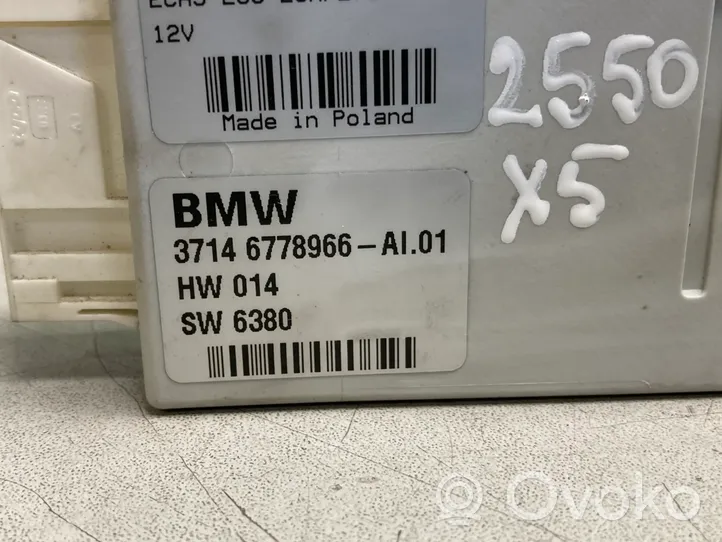 BMW X5 E70 Sterownik / Moduł tylnego zawieszenia pneumatycznego 6778966