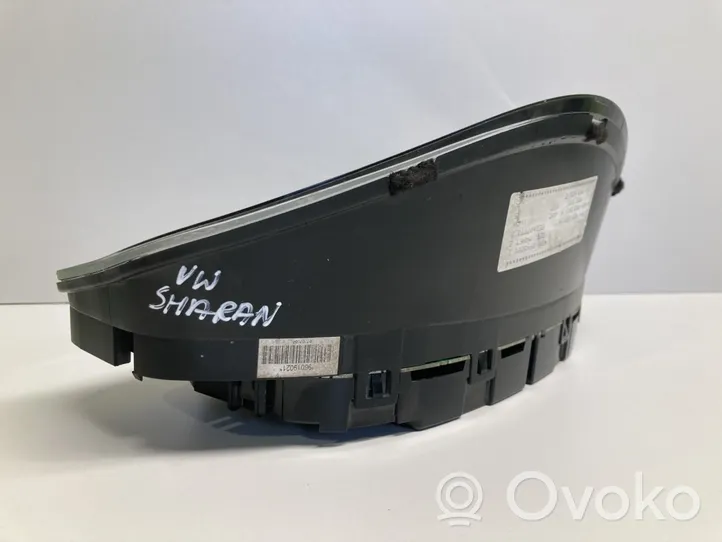 Volkswagen Sharan Speedometer (instrument cluster) 7M7920820H