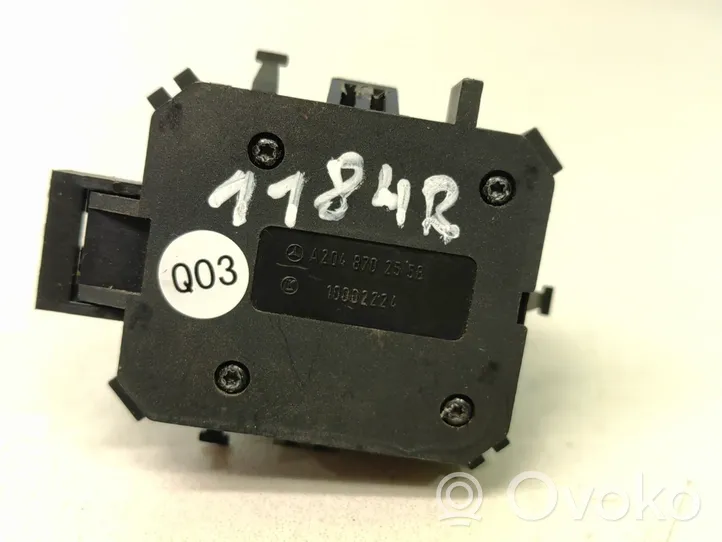 Mercedes-Benz ML W166 Interruttore di controllo del sedile A2048702558