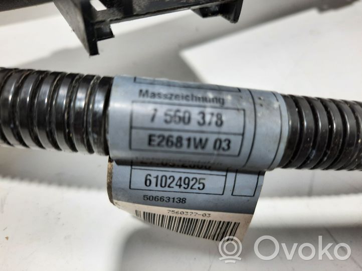 BMW 1 E81 E87 Kabel Lichtmaschine 7560378