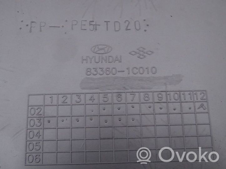 Hyundai Getz Takaoven verhoilu 83360-1C010