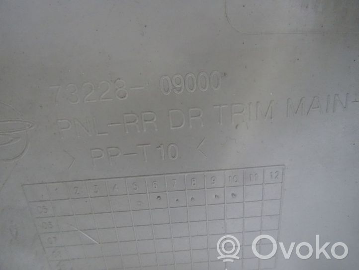 SsangYong Kyron Garniture panneau de porte arrière 73228-09000