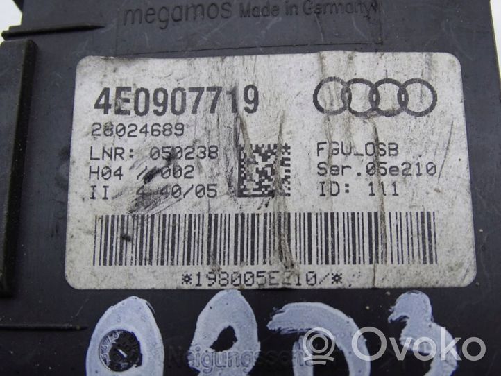 Audi A8 S8 D5 Centralina/modulo allarme 4E0907719