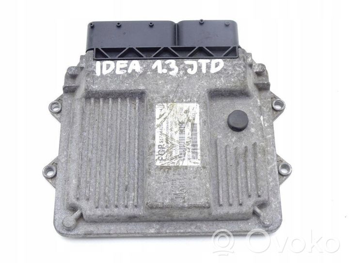 Fiat Idea Unité de commande, module ECU de moteur 51744426