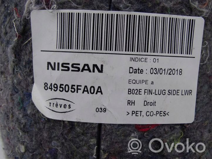 Nissan Micra Боковой отделочный щит 849505FA0A