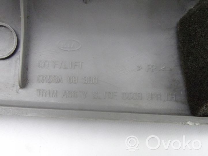 KIA Optima Takaoven ikkunalasin kehys 0K53A68330