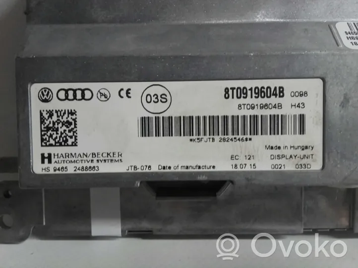 Audi A4 S4 B8 8K Monitori/näyttö/pieni näyttö 