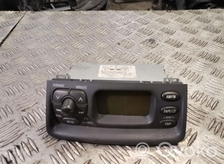 Toyota Yaris Radio/CD/DVD/GPS-pääyksikkö 