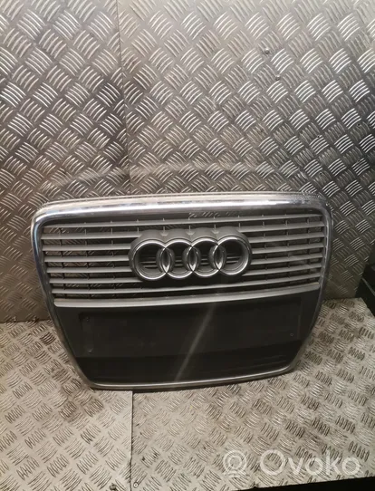 Audi A6 S6 C6 4F Grille calandre supérieure de pare-chocs avant 