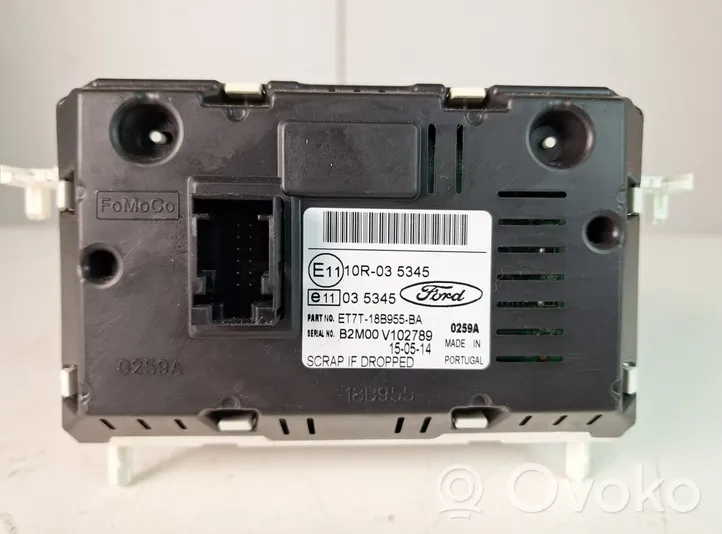 Ford Transit Courier Monitor/display/piccolo schermo ET7T18B955BA