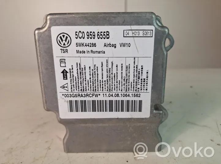 Volkswagen Golf VI Centralina/modulo airbag 5C0959655B