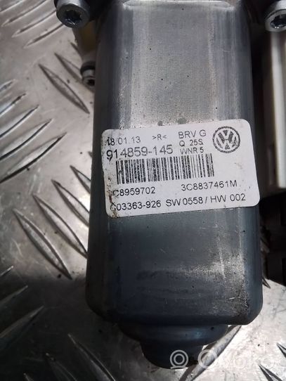 Volkswagen PASSAT CC Moteur de lève-vitre de porte avant 3C8837461M