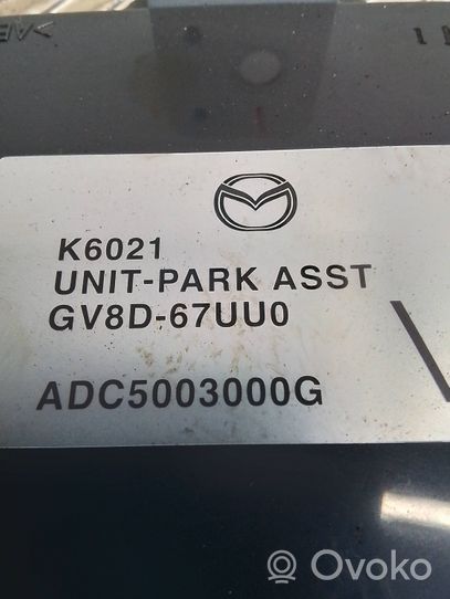 Mazda 6 Pysäköintitutkan (PCD) ohjainlaite/moduuli GV8D67UU0