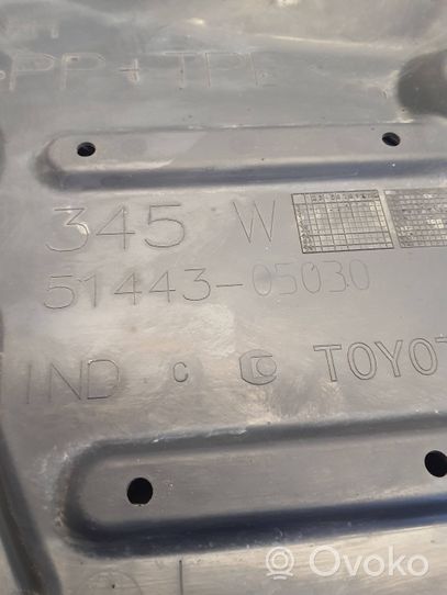 Toyota Avensis T270 Priekinės važiuoklės dugno apsauga 5144305030