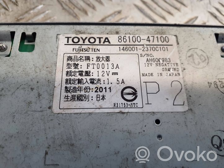 Toyota Prius (XW30) Sound amplifier 8610047100