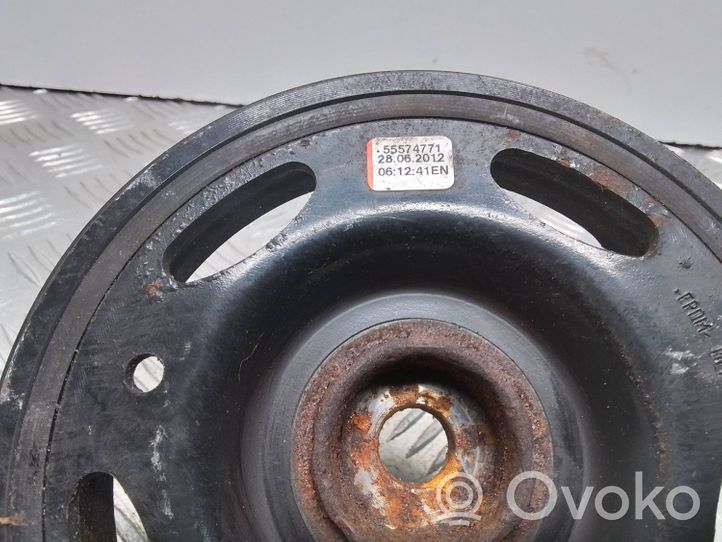 Opel Meriva B Koło pasowe wału korbowego 722554909