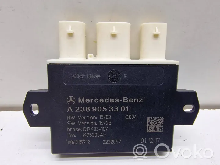 Mercedes-Benz GLC X253 C253 Takaluukun/tavaratilan ohjainlaite/moduuli A2389053301