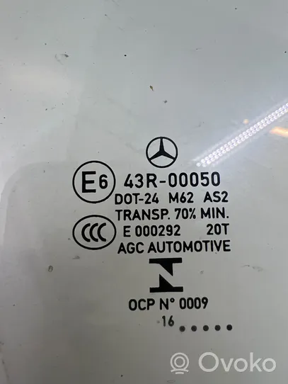 Mercedes-Benz C W205 Front door window glass four-door 43R00050