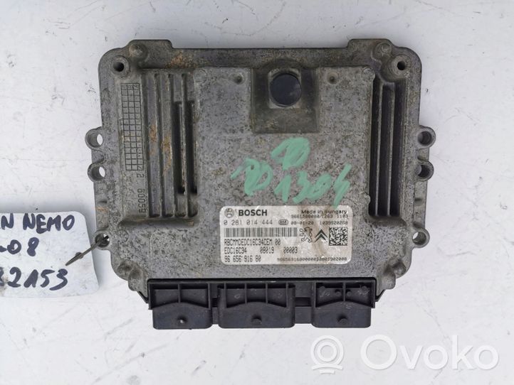 Citroen Nemo Komputer / Sterownik ECU i komplet kluczy 0281014444---