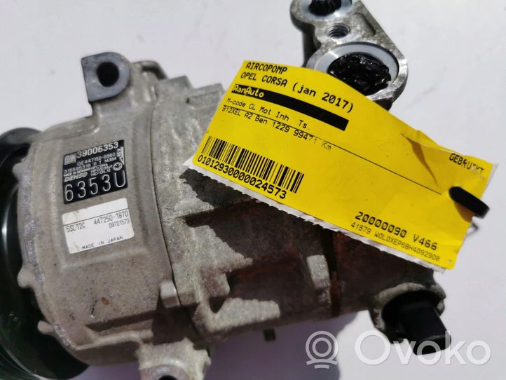 Opel Corsa A Compresseur de climatisation 39006353