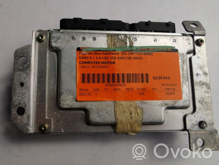 Hyundai Atos Classic Komputer / Sterownik ECU i komplet kluczy 39110-02800