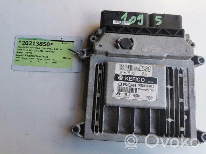 Hyundai i20 (BC3 BI3) Kit calculateur ECU et verrouillage 39115-2B060-