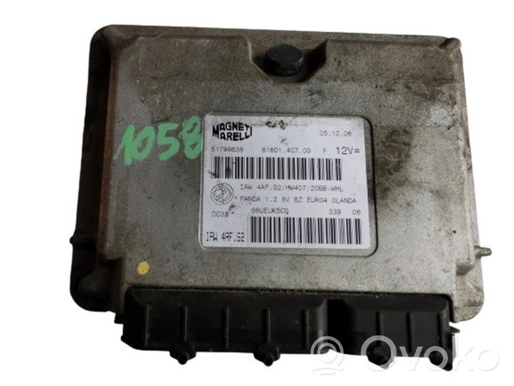 Fiat Panda 141 Engine ECU kit and lock set 51798638---