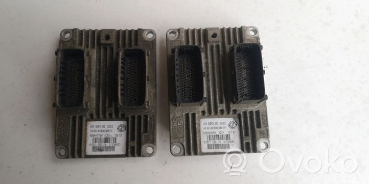 Fiat Grande Punto Komputer / Sterownik ECU i komplet kluczy 51798651