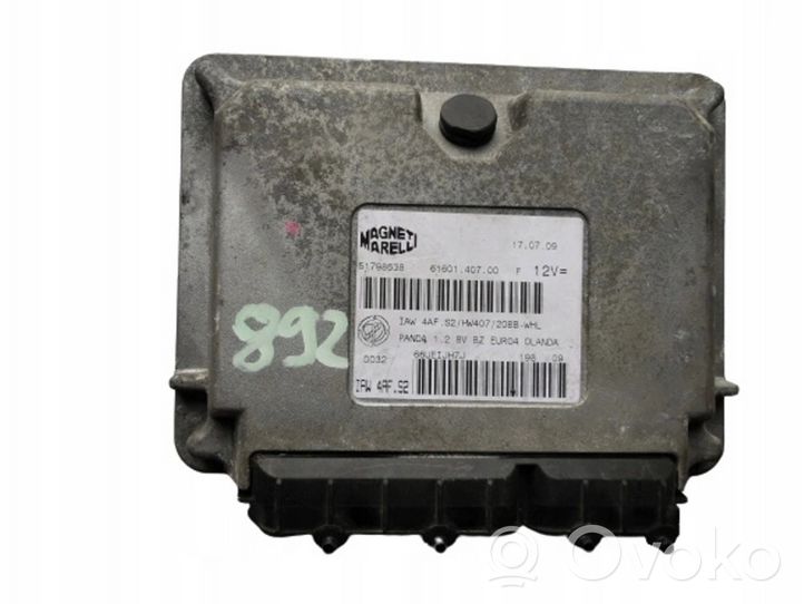 Fiat Panda 141 Juego de cerradura y set ECU del motor 51798638-