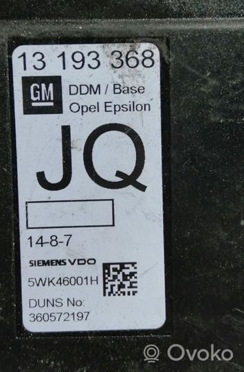 Opel Vectra A Komputer / Sterownik ECU i komplet kluczy 13193368