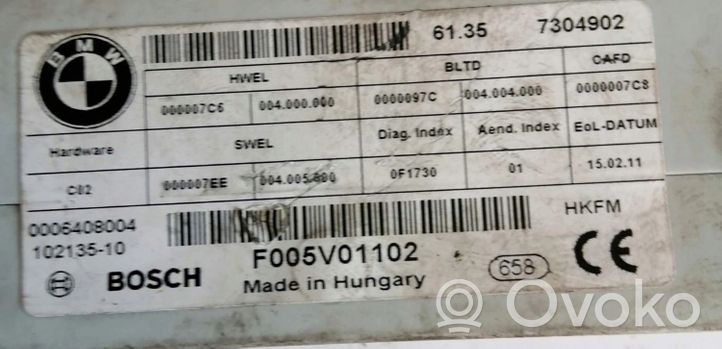 BMW M5 Komputer / Sterownik ECU i komplet kluczy 7304902