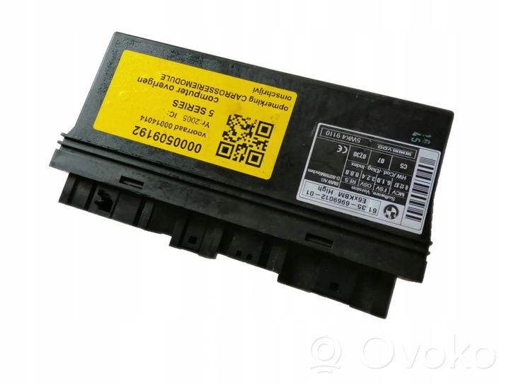 BMW M5 Komputer / Sterownik ECU i komplet kluczy 6969012