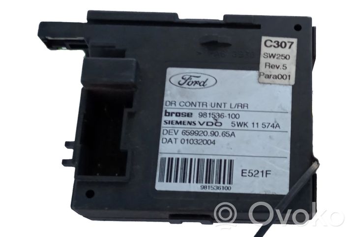 Ford Focus Kit centralina motore ECU e serratura 981536-100