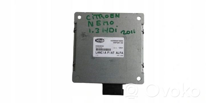 Citroen Nemo Komputer / Sterownik ECU i komplet kluczy 51833518