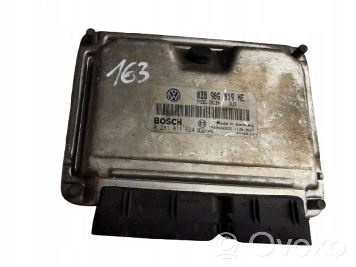 Seat Ibiza I (021A) Kit centralina motore ECU e serratura 0281011824