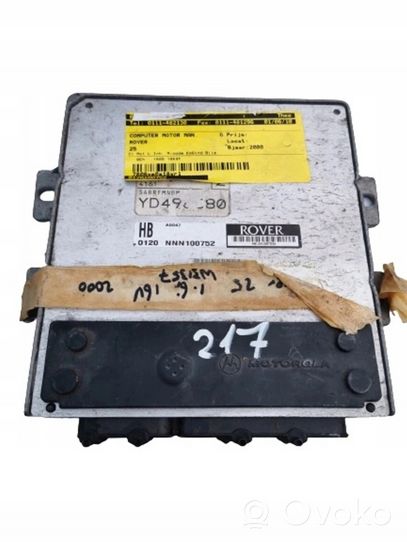 Rover 25 Komputer / Sterownik ECU i komplet kluczy NNW101251