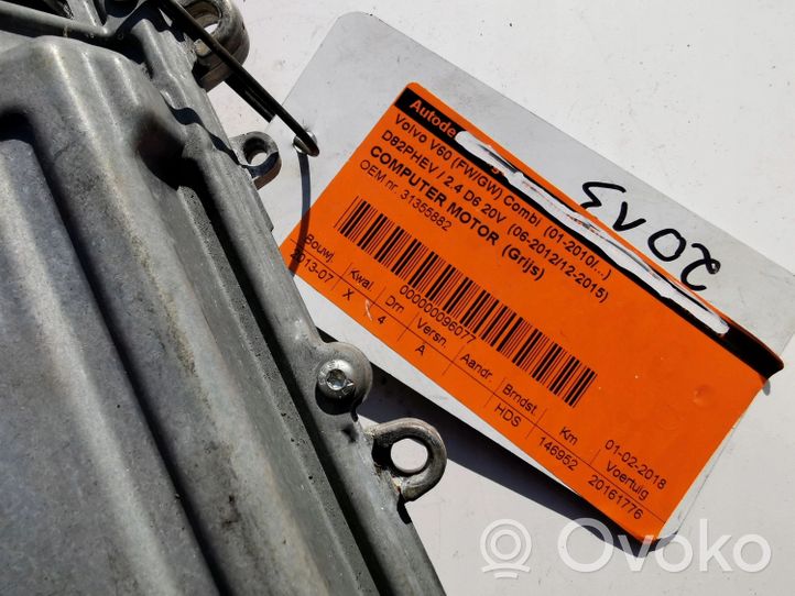 Volvo V60 Komputer / Sterownik ECU i komplet kluczy 31355882