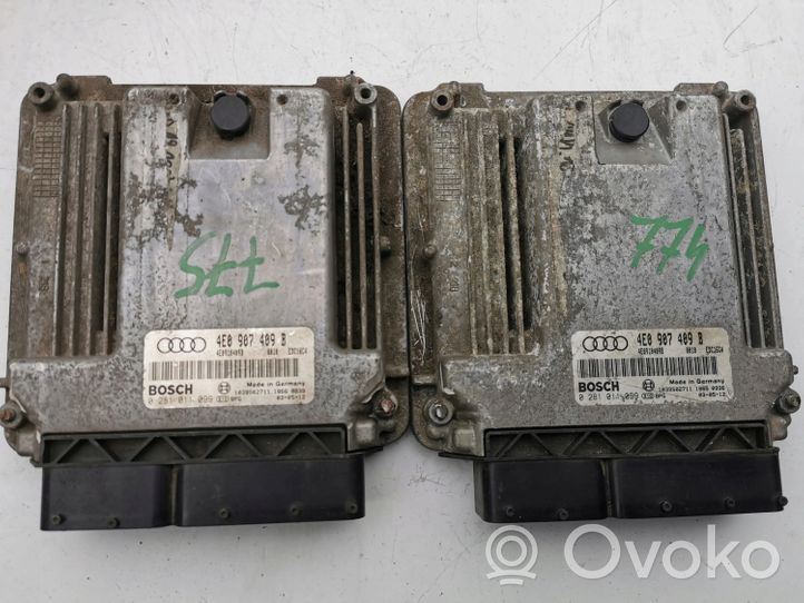 Audi A8 S8 D2 4D Unité de commande, module ECU de moteur 0281011099--