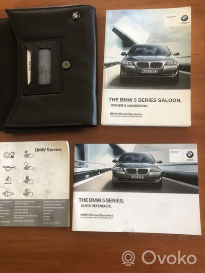 BMW 5 F10 F11 Vartotojo instrukcija BMWF10F11OWNERSMANUALBOOK