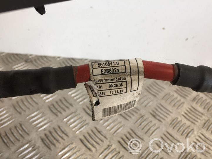 BMW 3 F30 F35 F31 Cavo positivo (batteria) 8616811