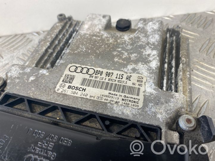 Audi A3 S3 8P Calculateur moteur ECU 8P0907115AE