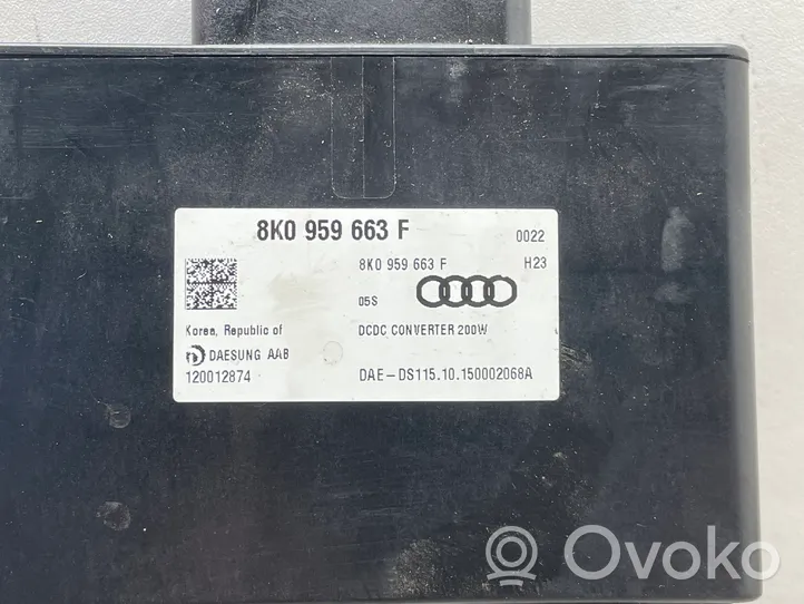 Audi A7 S7 4G Inverteris (įtampos keitiklis) 8K0959663F