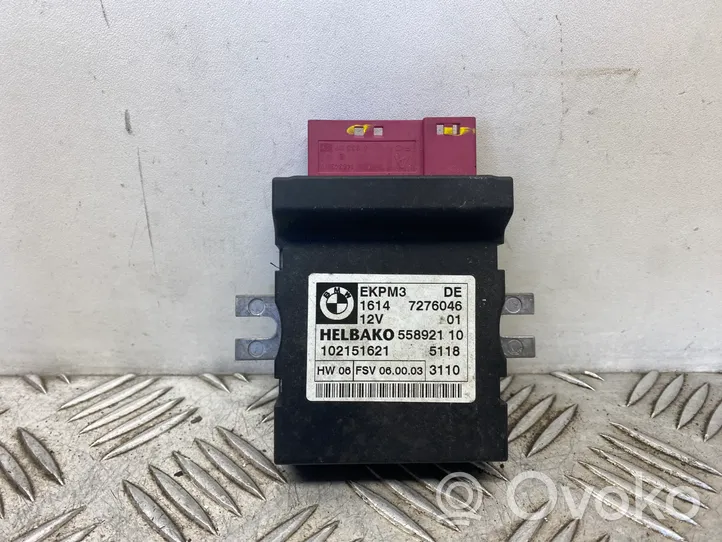 BMW X5 E70 Fuel injection pump control unit/module 7276046