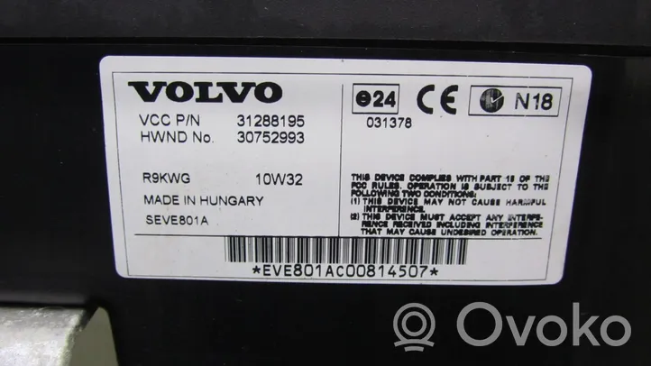 Volvo XC60 Zestaw audio 30752993