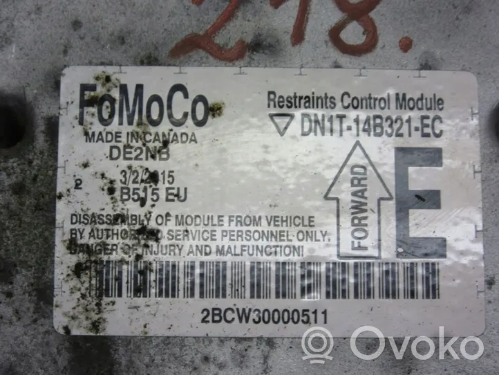 Ford Ecosport Turvatyynyn ohjainlaite/moduuli DN1T14B321EC