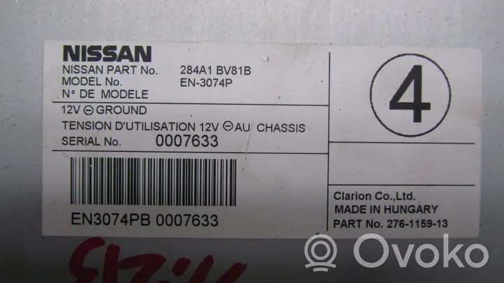 Nissan Juke I F15 Kameran ohjainlaite/moduuli 284A1BV81B