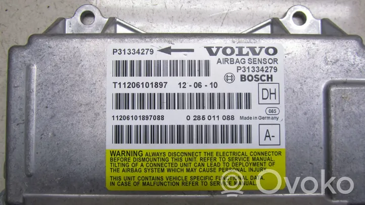 Volvo V60 Centralina/modulo airbag 31334279