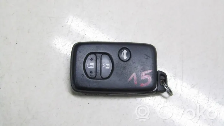 Toyota Avensis T270 Užvedimo raktas (raktelis)/ kortelė 